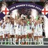 England team celebrating