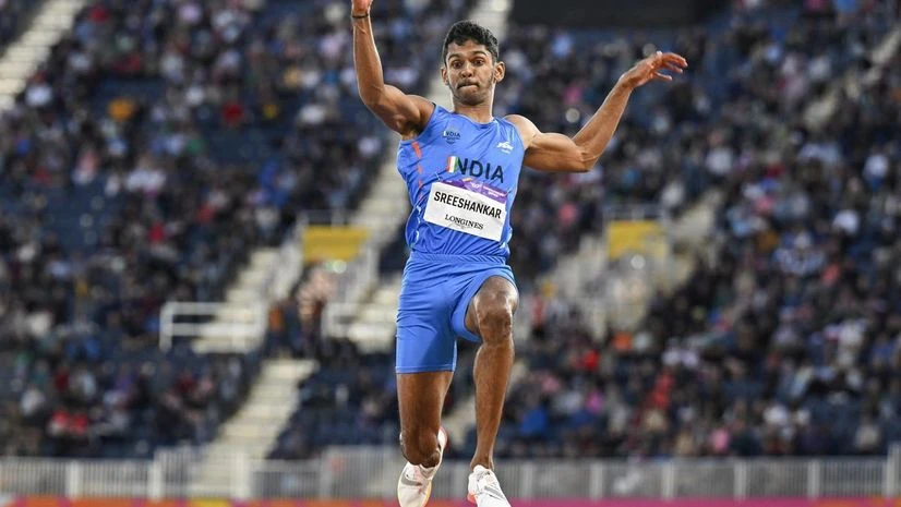 M Sreeshankar bags silver in men's long jump at CWG 2022. Source: PTI M Sreeshankar bags silver in men's long jump at CWG 2022. Source: PTI