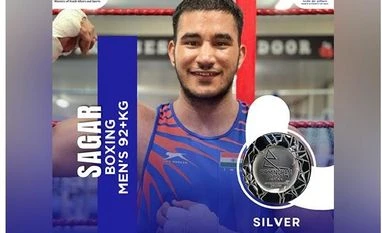 CWG 2022: Sagar Ahlawat wins silver, India secures 7 medals in boxing Sagar Alahwat