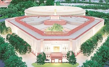 Second part of budget session likely to be held in new parliament building A model of the new Parliament building
