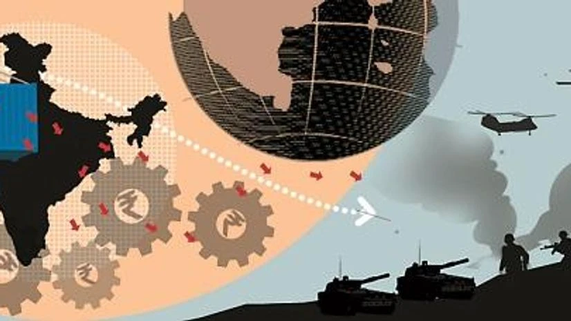 Macroeconomics, Global economy Illustration: Ajay Mohanty