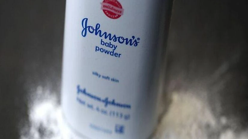 Johnson and Johnsons Johnson and Johnsons baby talc-powder Source:Gettyimages