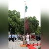 Visual from Defence Minister Rajnath Singh from his residence on Independence Day