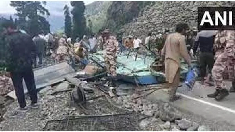 ITBP Bus accident ITBP Bus accident