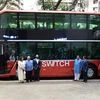 Nitin Gadkari, electric bus, double-decker bus
