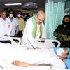 Amit Shah visits AIIMS to check on injured ITBP men in J&K road accident