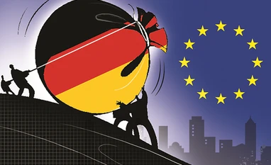 Germany leads as Europe slides towards recession amid supply shortages illustration