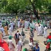Farmers stage protests at Delhi's Jantar Mantar against unemployment