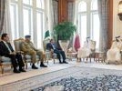 Qatar, Pakistan, Shehbaz Sharif Qatar's Emir, Sheikh Tamim bin Hamed al-Thani meets with Pakistan's Prime Minister Shehbaz Sharif in Doha (Photo via Reuters)