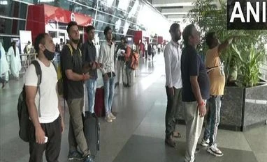 Stranded passengers at IGI demand 'justice' after Lufthansa cancels flights Stranded passengers at IGI airport