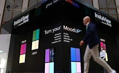 LG Electronics makes splash with dual-purpose gadgets at IFA 2022 A large TV screen advertising board promotes the Turn your MoodUP refrigerators, with color-changing LED door panels, by LG Electronics at the Internationale Funkausstellung IFA consumer technology fair, in Berlin