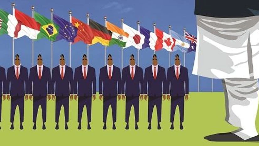 India, Foreign policy, Modi government Illustration: Binay Sinha