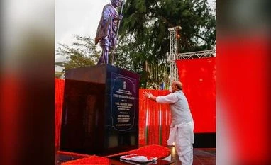Defence Minister Rajnath Singh pays tribute to Mahatma Gandhi in Mongolia Defence Minister Rajnath Singh (Photo: Twitter)