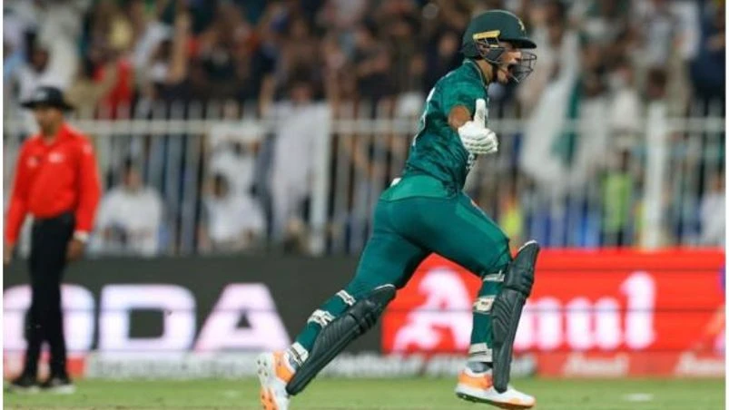 Asia Cup Cricket Naseem Shah hit two sixes in two balls to guide Pakistan to a thrilling one wicket win. Photo: @TheRealPCB