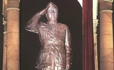 250 drones dazzle in air at India Gate to celebrate Netaji's legacy Subhas Chandra Bose