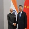 Prime Minister Narendra Modi with Chinese President Xi Jinpin