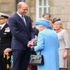 Prince William with Queen Elizabeth II