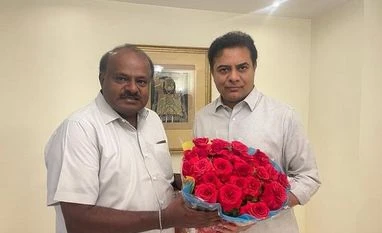 HD Kumaraswamy, KT Rama Rao HD Kumaraswamy, KT Rama Rao
