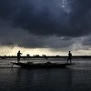 Thick clouds hover over the Hooghly river, in Nadia (Photo: PTI)