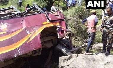 15 killed, 40 injured as UP-bound bus with labourers rams into truck in MP Bus accident, J&K bus accident