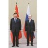Chinese President Xi Jinping (left) and Russian President Vladimir Putin at a meeting on the sidelines of the Shanghai Cooperation Organization summit, in Uzbekistan