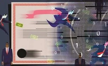 Dematerialisation: A digital revolution in Indian finance illustration