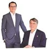 André Hoffmann (right), vice-chairman, Roche Holding, and Jo?rg Duschmale?, member of the board