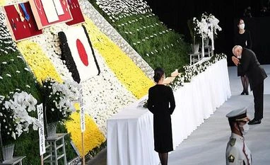 Abe was 'phenomenal', believed in India-Japan friendship, recalls PM Modi PM Modi, Shinzo Abe, state funeral, Tokyo