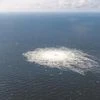 Gas leak at Nord Stream 2 as seen from the Danish F-16 interceptor on Bornholm, Denmark (Photo: Reuters)