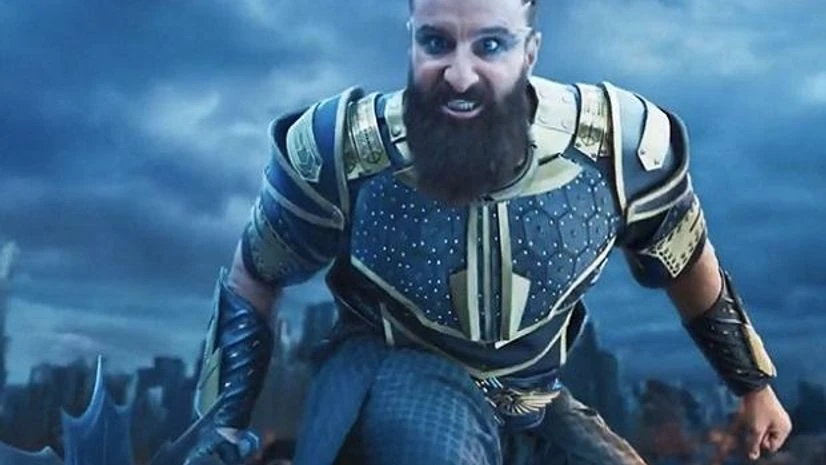 Saif Ali Khan playing Ravana in Adipurush Saif Ali Khan playing Ravana in Adipurush