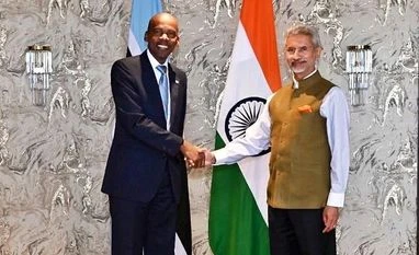 S Jaishankar, Botswana FM hold talks on health, trade, investment S Jaishankar with Botswana FM Lemogang Kwape