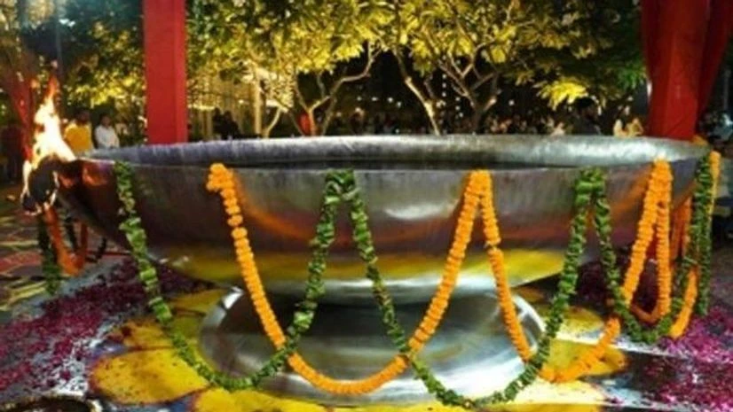 World's largest diya World's largest diya