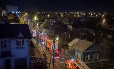 Russian warplane falls on residential building in Siberia; 2 pilots die Plane Crash