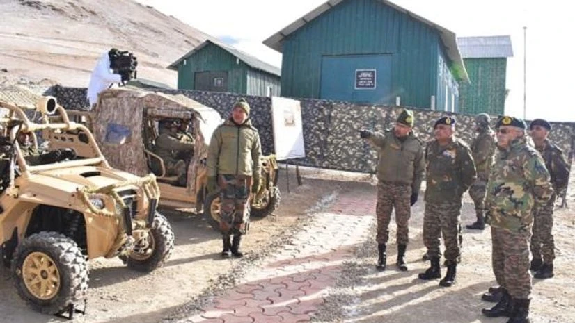 General Manoj Pande COAS visited forward areas along the Northern Borders in Sikkim and reviewed operational preparedness General Manoj Pande COAS visited forward areas along the Northern Borders in Sikkim and reviewed operational preparedness