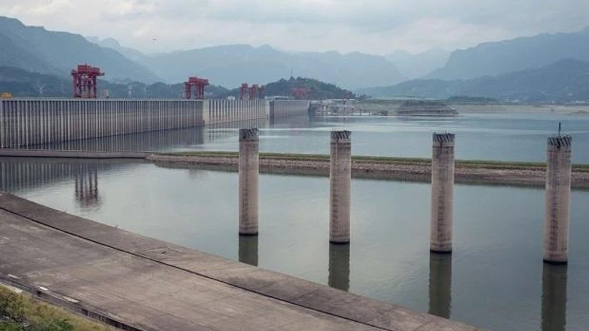 Three Gorges Dam Three Gorges Dam in August. (Photo: Bloomberg)