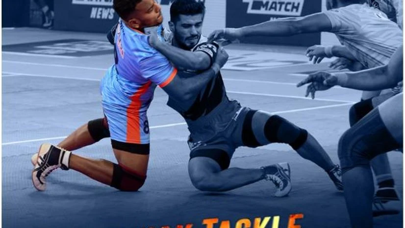 PKL 2022 Bengal Warriors' Girish Ernak is one of the top five defenders this season in PKL 2022. Photo: @BengalWarriors