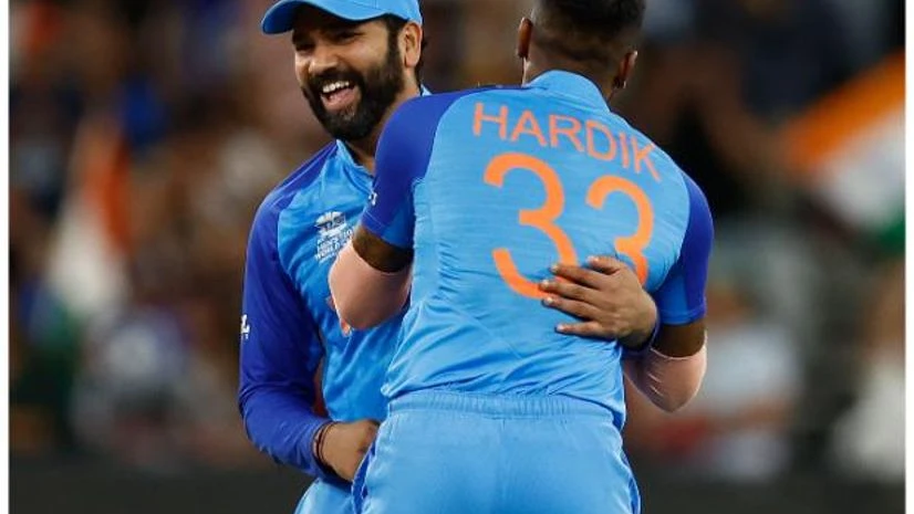 T20 World Cup Captain Rohit Sharma delighted after India beat Zimbabwe by 71 runs to move to the semis. Photo:@BCCI