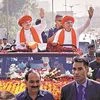Amit Shah with Gujarat CM Bhupendra Patel, BJP roadshow,  Gujarat polls