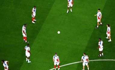 Defending champions France rally from a goal down to trounce Australia 4-1 France