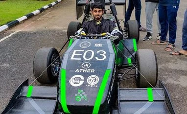 IIT Madras launches electric racing car; mulls driverless vehicle by 2025 Raftar, IIT Madras, Racing car