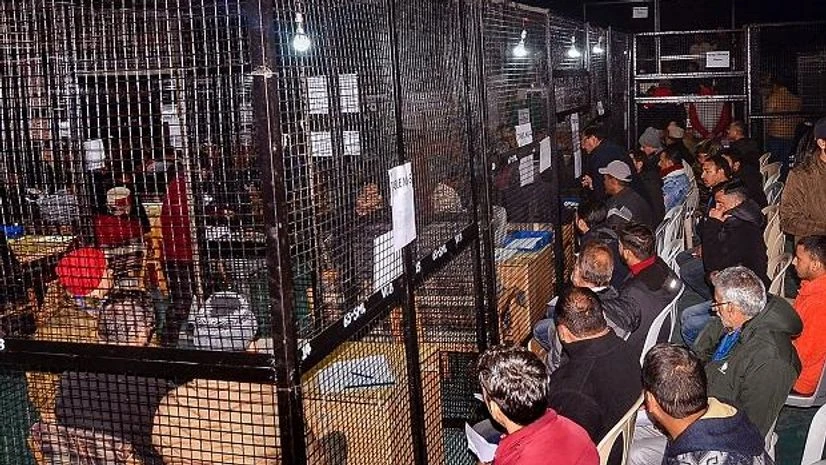 Himchal polls, counting of votes Himchal polls, counting of votes