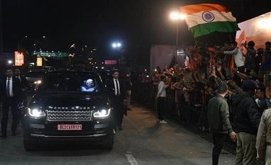 PM Modi holds roadshow in Ahmedabad after BJP's landslide win in Gujarat PM Modi roadshow in Ahmedabad