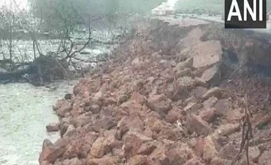 Cyclone Mandous: Kakinada-Uppada road damaged in Andhra Pradesh Cyclone Mandous