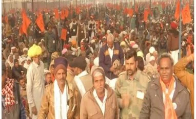 Farmers gather in Haryana for MSP on sunflower crop, release of leaders Farmers, Kisan, Farmers rally