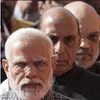 PM Modi, Rajnath Singh, Amit Shah