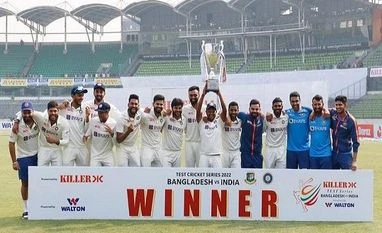 India beats Bangladesh by 3 wickets in final Test match to win series 2-0 Indian Cricket Team, India vs Bangladesh, Test Cricket