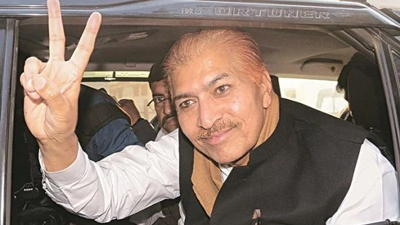 Madan Bhaiya Madan Bhaiya after winning Khatauli Assembly by-election