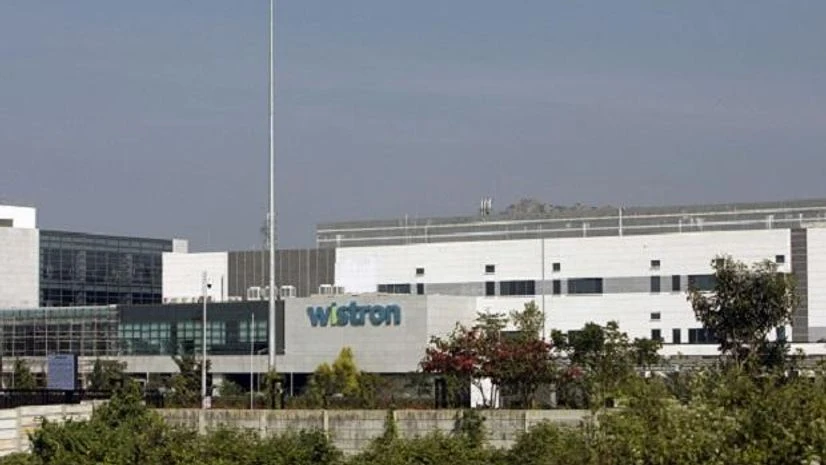 Wistron plant, iPhone The Wistron plant in Karnakata.