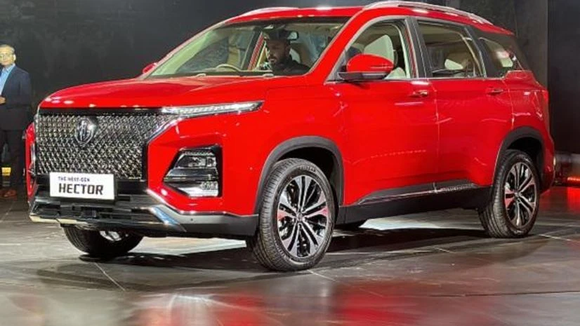 MG Hector facelift, auto expo 2023, auto expo 2023 india MG Hector facelift, auto expo 2023, auto expo 2023 india