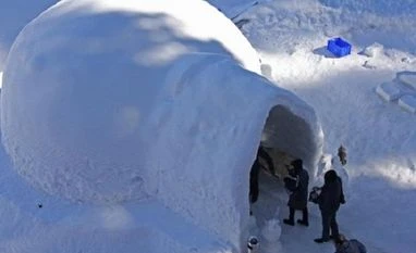 India's first glass igloo restaurant in Jammu and Kashmir's Gulmarg India's first glass igloo restaurant in J-K's Gulmarg